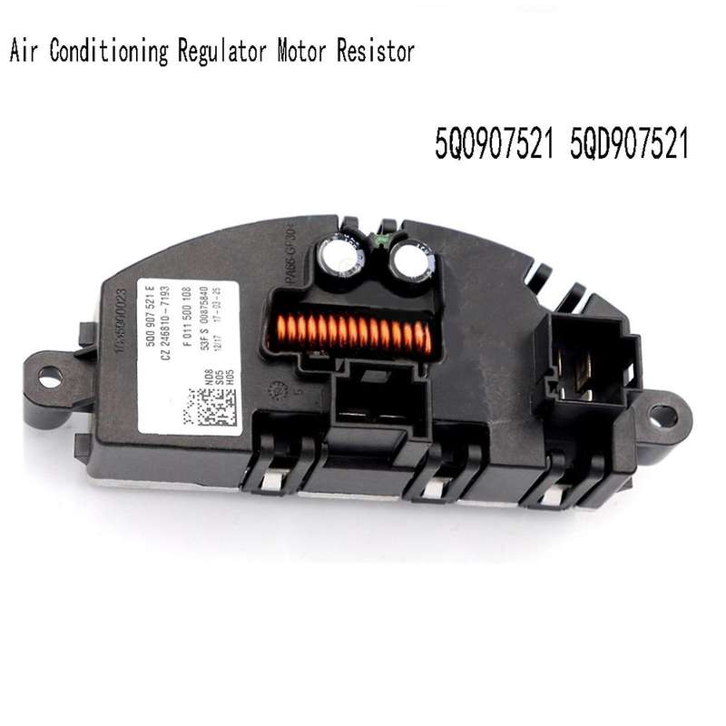 5QD907521 AC Heater Fan Blower Motor Resistor Air Conditioning Regulator for Golf 7 MK7 A3 5Q090752