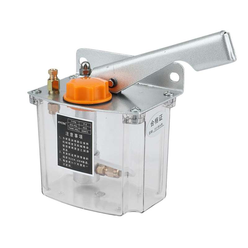 -5R Manual Lubrication Pump Right-Hand Operated Lubrication Pump 650CC for CNC Machine Tools