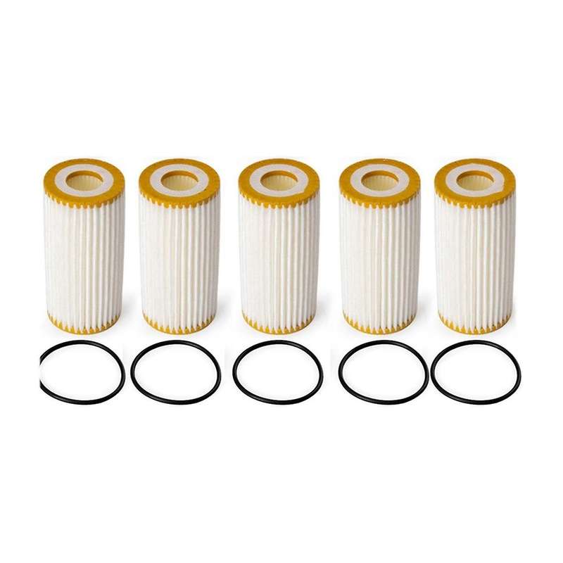 5Set Oil Filter 06L115562B for 4M 2Nd 2.0 40TFSI 45TFSI 2016-2020 CYMC CYRB 06L115466C 4MB