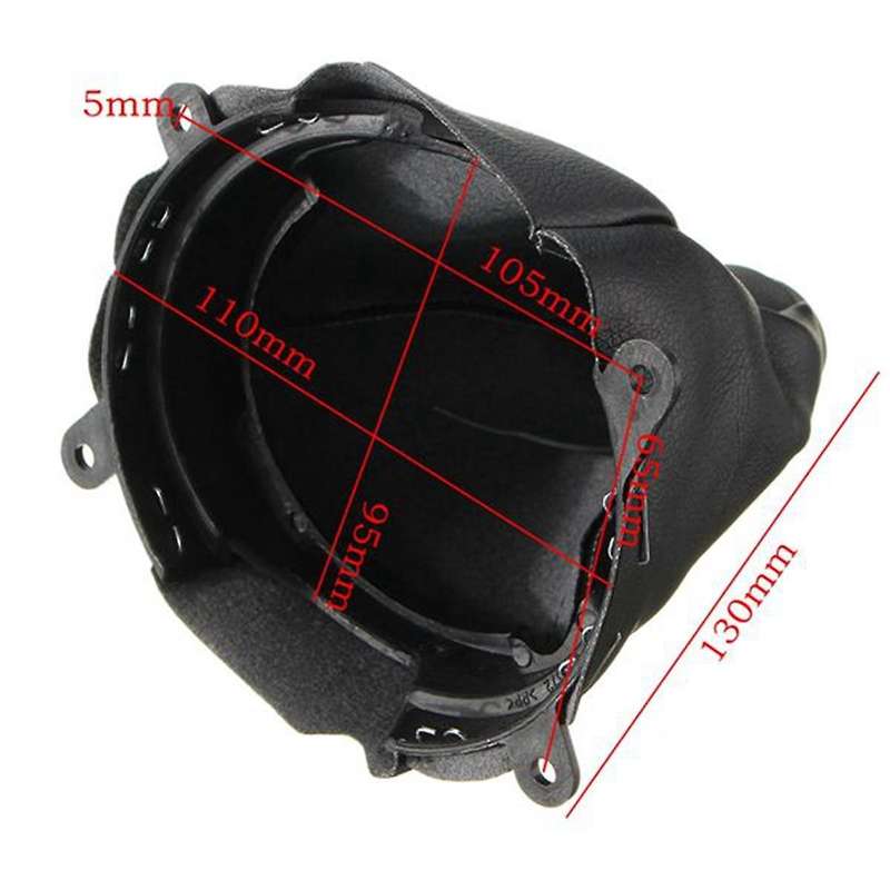 5-Speed Manual Shift Hand Ball + Manual Shift Cover Leather Shift Dust Cover for 2006-2011 54102--A0