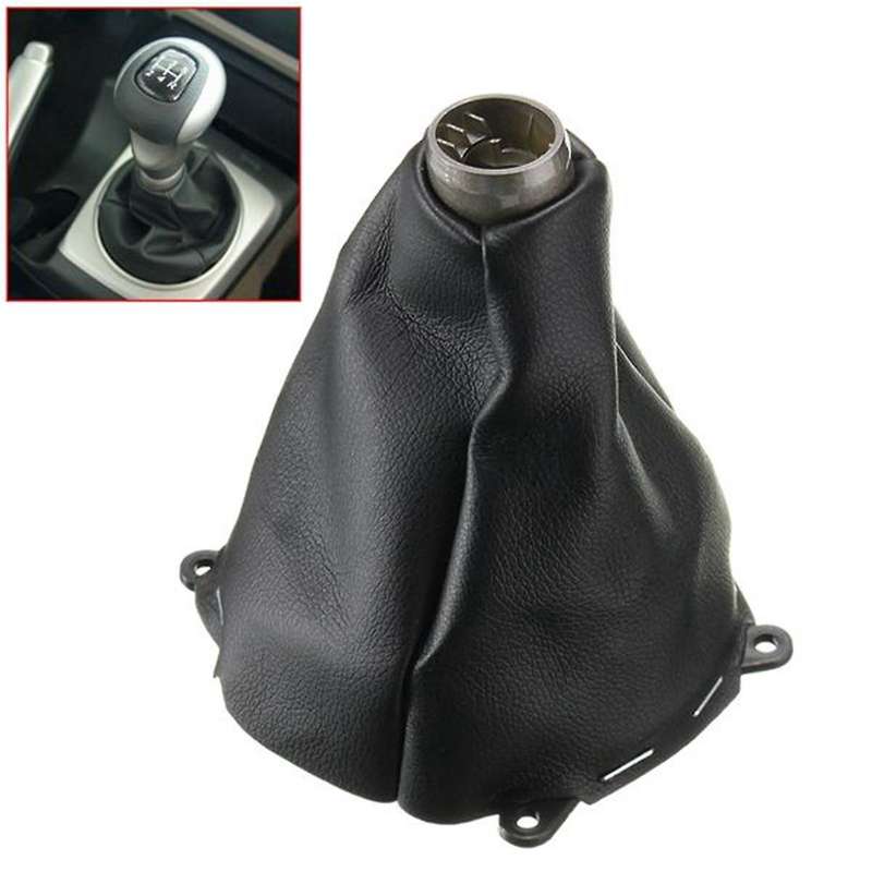 5-Speed Manual Shift Hand Ball + Manual Shift Cover Leather Shift Dust Cover for 2006-2011 54102--A0