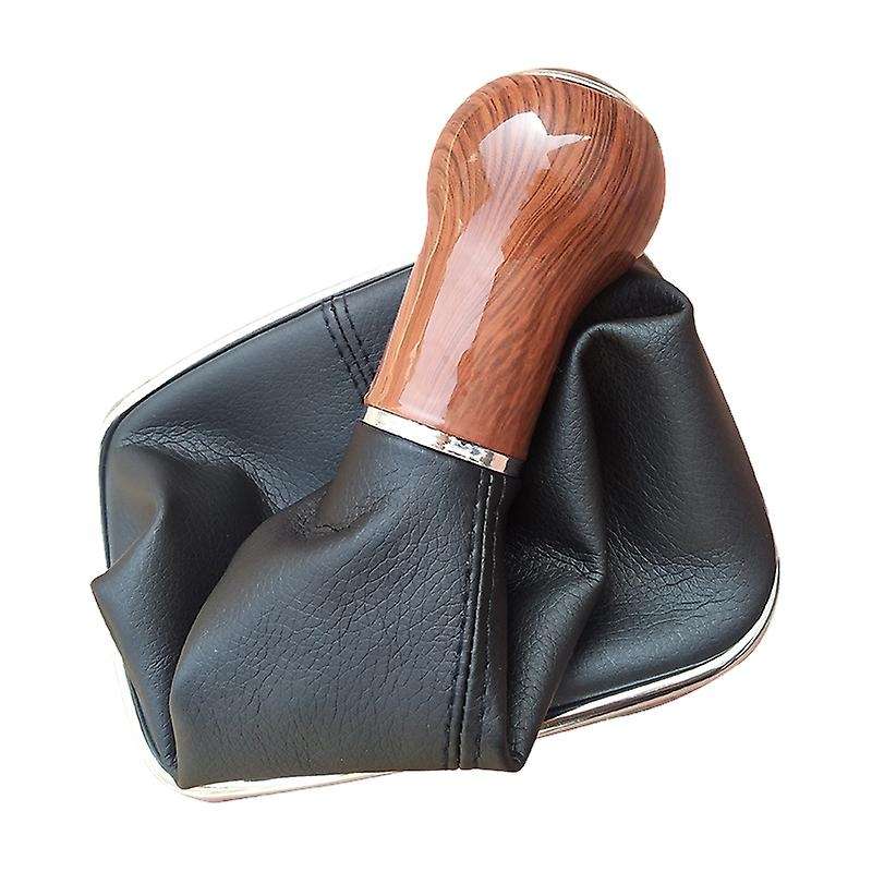 5-Speed Manual Leather Gear Shift Knob Shifter Lever Gaiter Boot for  Golf MK4