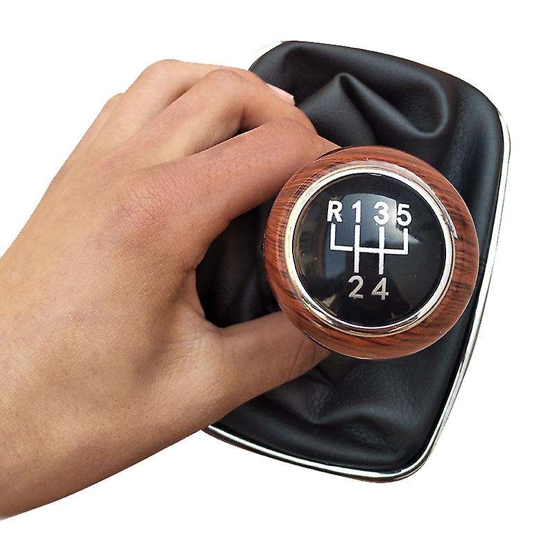 5-Speed Manual Leather Gear Shift Knob Shifter Lever Gaiter Boot for  Golf MK4