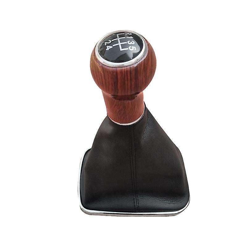 5-Speed Manual Leather Gear Shift Knob Shifter Lever Gaiter Boot for  Golf MK4