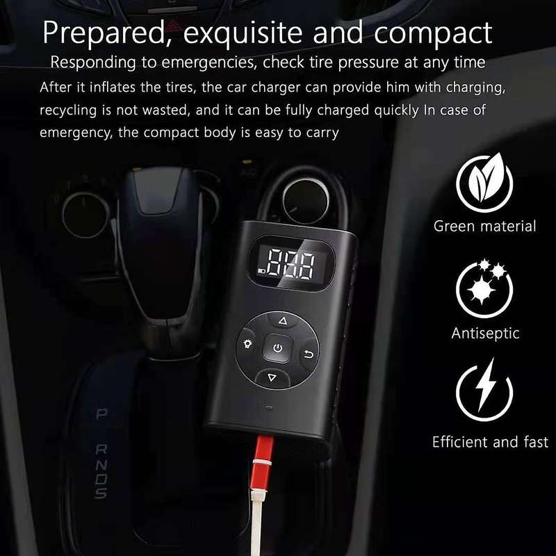 5V 150PSI Car Tire Pump USB Charging Mini Digital Air Pump Tire Inflator Portable Air Compressor for