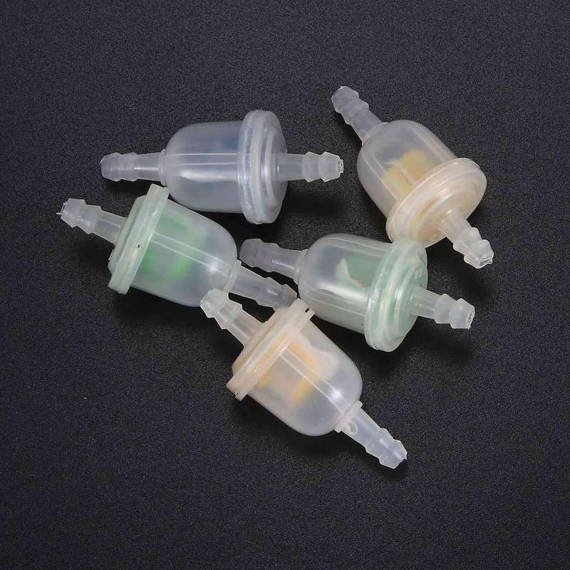 5x Plastic Fuel Filter 3mm I/d X 5.5mm O/d for Mini Dirt Moto Bikes Random Color