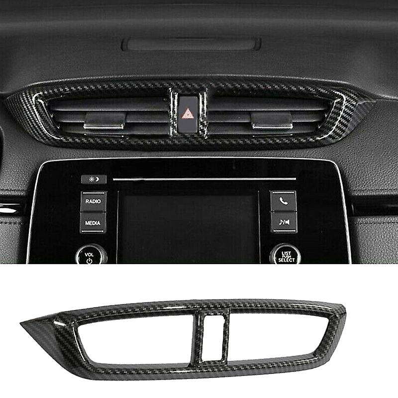 5X for -V 2017-2020 Carbon Fiber Inner Dashboard Air Vent Cover Trim