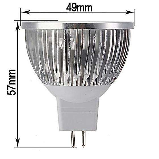 5x Mr16 4w 4 Led Day White Energy Saving Spotlight Light Lamp Bulb 12v White Light