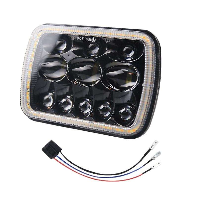 5X7 Inch LED Head Light Lamp DRL Headlight Crystal Clear Hi-Lo Beam DRL Light for Truc with the Aper