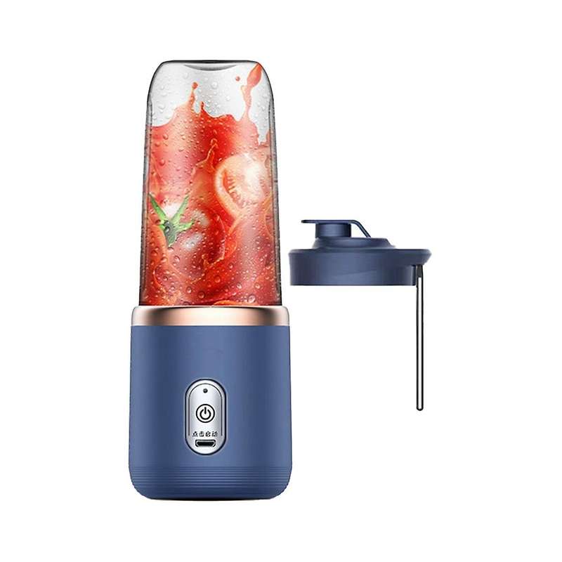 6 Blades Portable Blender Fruit Blender Automatic Usb Smoothie Blender Ice Crush Cup Mini Electric