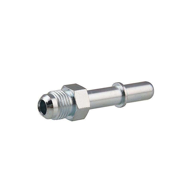 6 an Male to 3/8 Inch Fuel Fitting SAE Push on Quick Disconnect 640940 Silver EFI