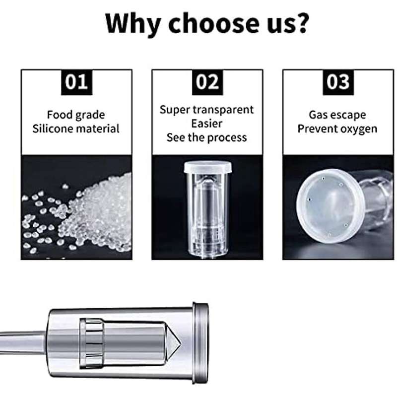 6 Fermentation Air Locks with 6 Stopper Wine Air Locks