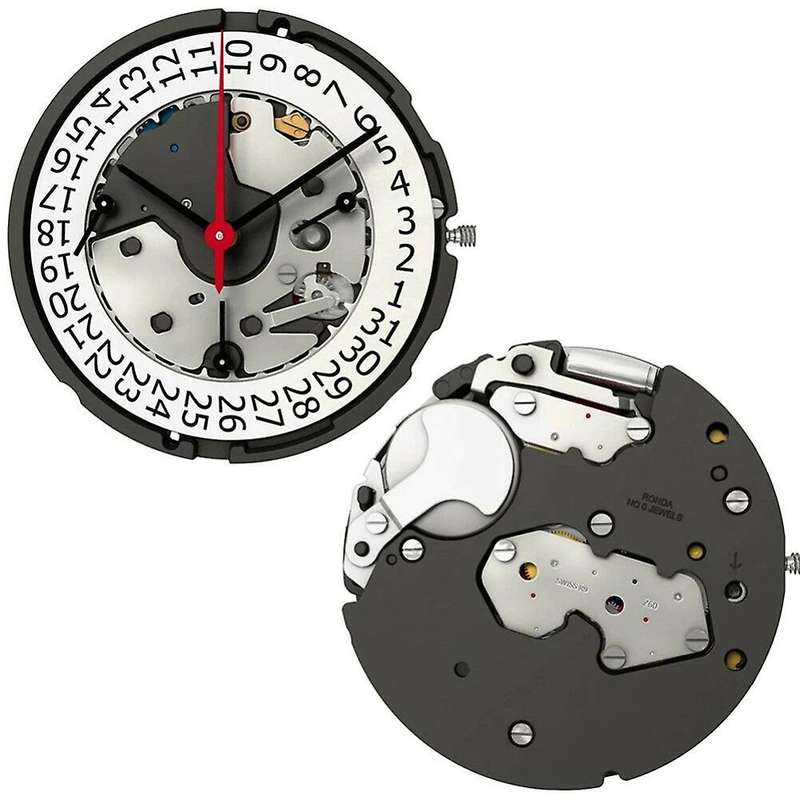 6 Hands Single Calendar Date At 4 O'Clock Quartz Replacement Movement for Z60 Watch Spare Parts wit