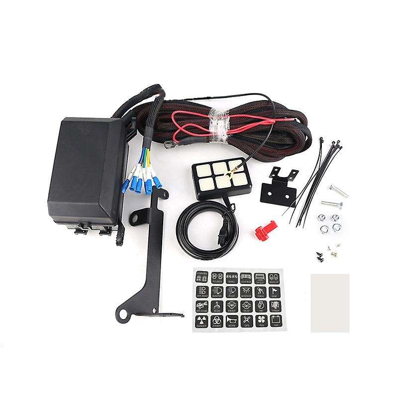 6 Gang Switch Panel Relay System Circuit Control Box for Wrangler Boat Car