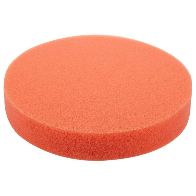 6 Inch 150mm Soft Flat Sponge Buffer Polishing Pad Kit for Auto Car Polisher Color:orange