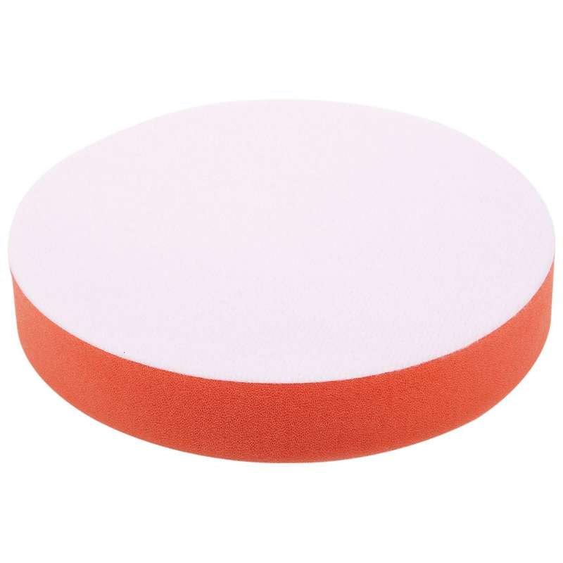 6 Inch 150mm Soft Flat Sponge Buffer Polishing Pad Kit for Auto Car Polisher Color:orange