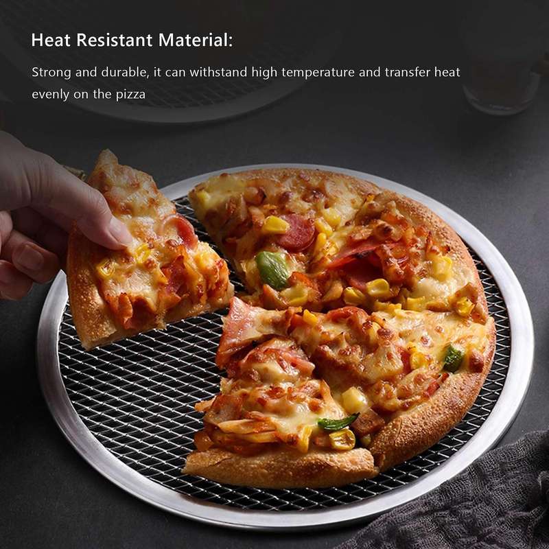 6 Inch Aluminum Pizza Screen Pizza with Holes Pizza ,baking Tray for Round Pizza Crisper Tray Pizza
