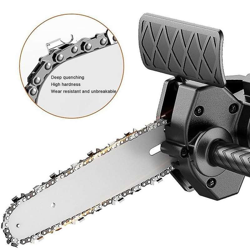 6 Inch Electric Drill Modified to Electric Chainsaw Adapter Tool Portable Conversion Head Kits Wood