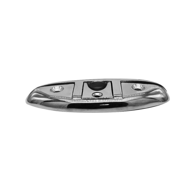 6 Inch Marine Grade Boat Stainless Steel 316 Folding Pull Cleat Dock Deck Hardware Wire Rope Cleat f