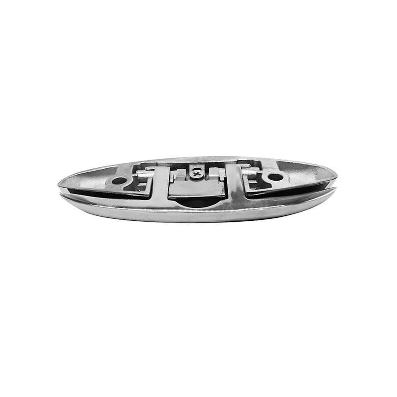 6 Inch Marine Grade Boat Stainless Steel 316 Folding Pull Cleat Dock Deck Hardware Wire Rope Cleat f