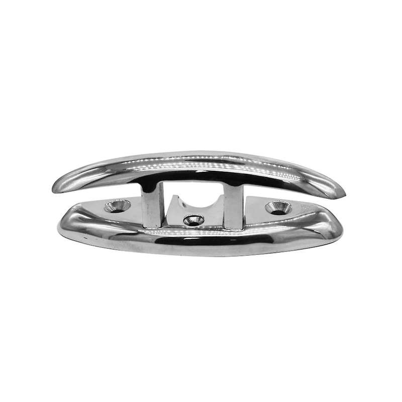 6 Inch Marine Grade Boat Stainless Steel 316 Folding Pull Cleat Dock Deck Hardware Wire Rope Cleat f