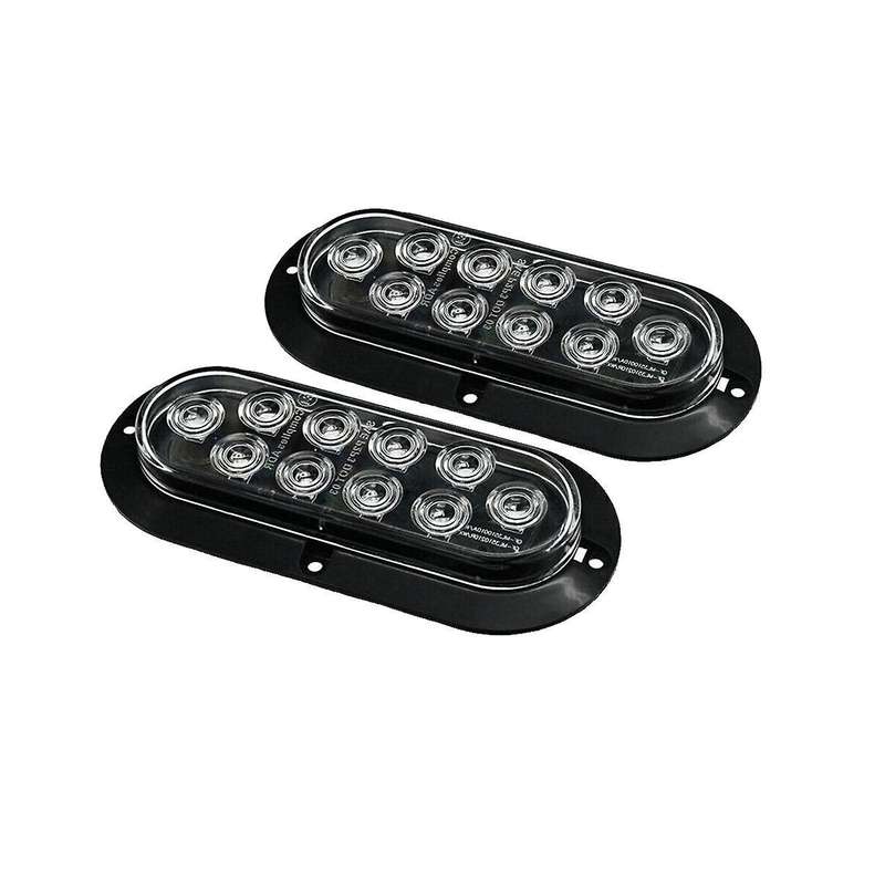 6 Inch Led Set Edge Light Tail Light Turn Signal Light Brake Light Car Accessories As Shown