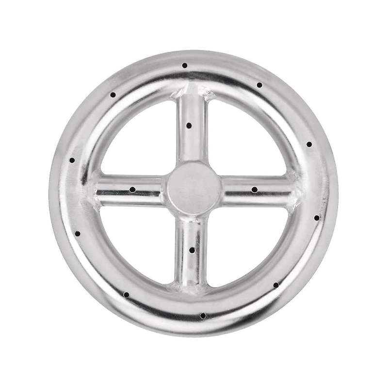 6 Inch Round Fire Pit Burner Ring for Natural Gas & Propane Fire Pit Fireplace Fire Pit Burner For