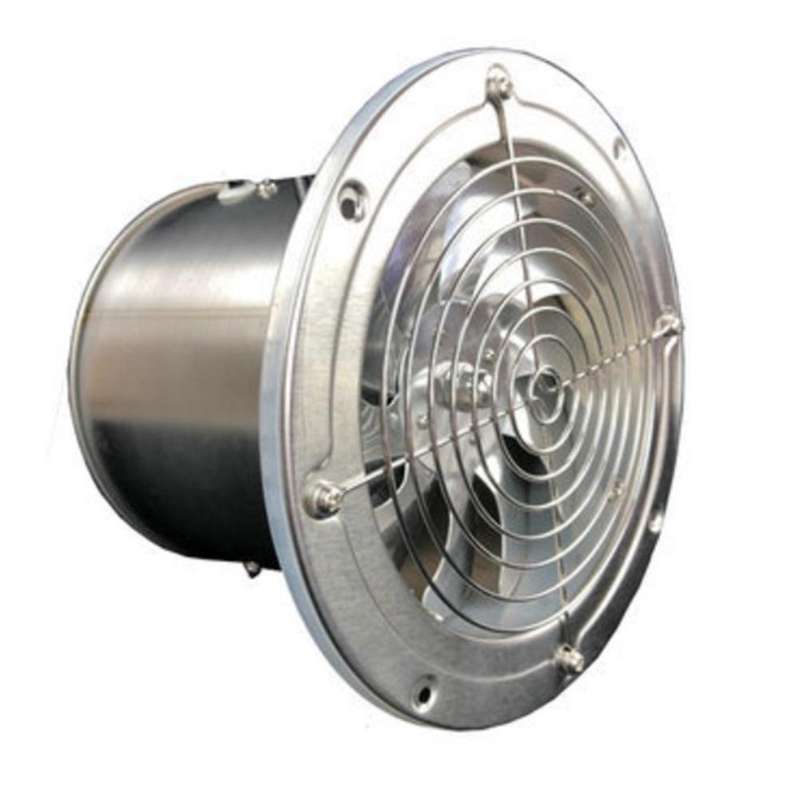 6 Inch Pipe Stainless Steel Exhaust Fan Window Duct Air Ventilation Blower Toilet Kitchen Ventilator