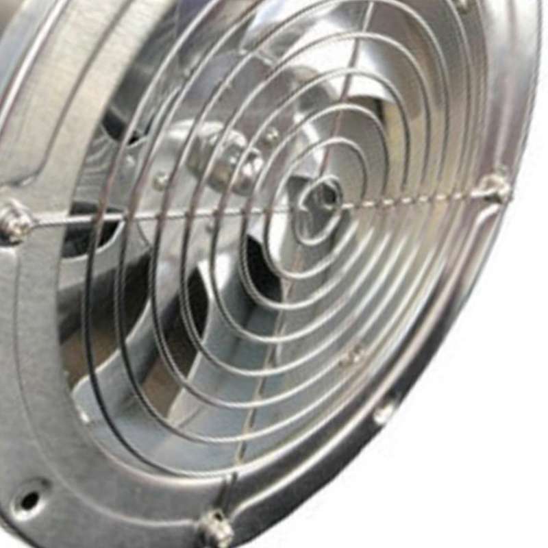 6 Inch Pipe Stainless Steel Exhaust Fan Window Duct Air Ventilation Blower Toilet Kitchen Ventilator