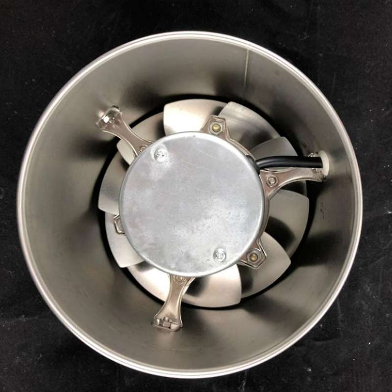 6 Inch Pipe Stainless Steel Exhaust Fan Window Duct Air Ventilation Blower Toilet Kitchen Ventilator