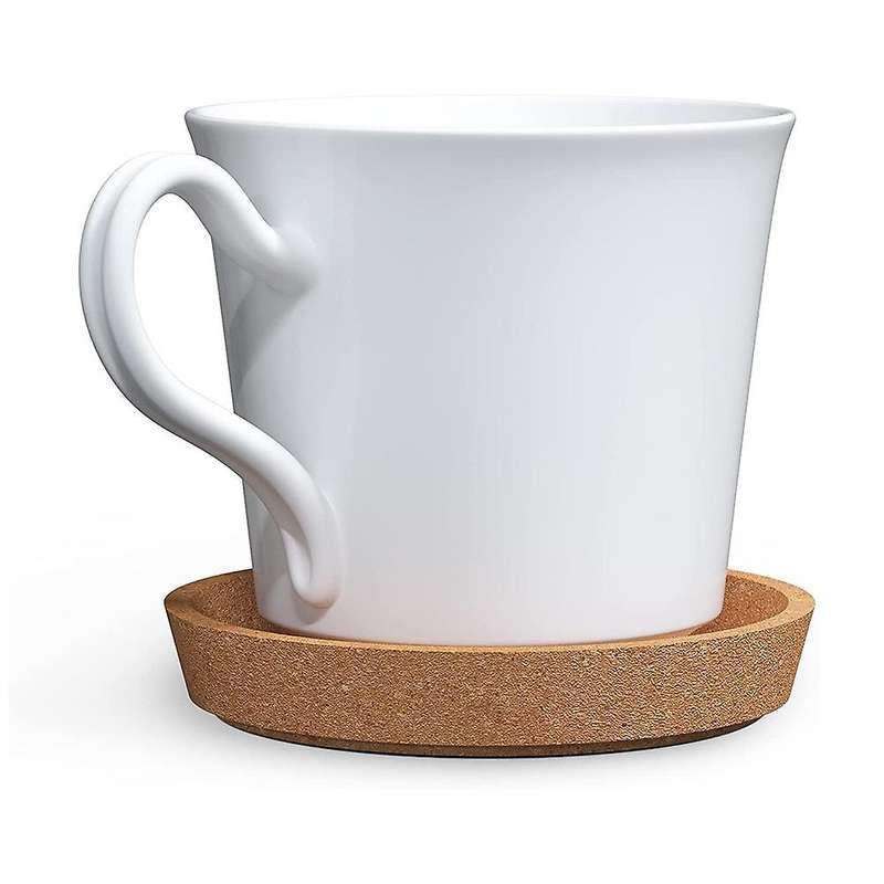 6 Pack 4 Inch Cork Coasters Compatible Most Kind of Mugs in Office or Home