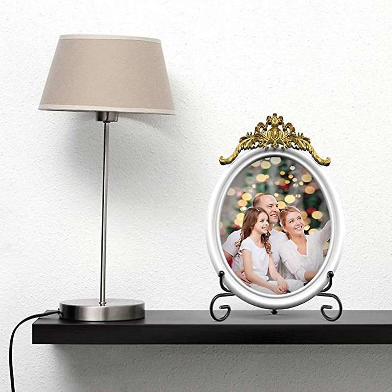 6 Pack 3 Sizes Picture Easels for Display, Plate Holder Table Stands for Tabletop,Plates(4, 6, 8 Inc