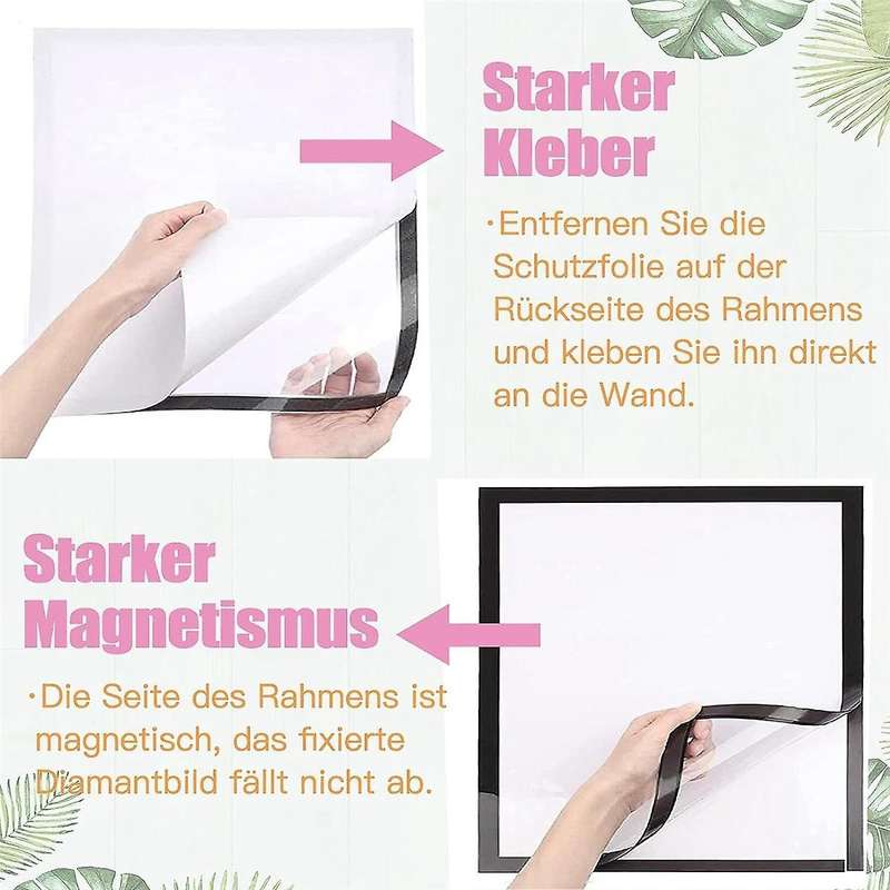 6 Pack Frame, Painting Picture Frame 30 X 30cm, Magnetic Picture Frame for Pictures