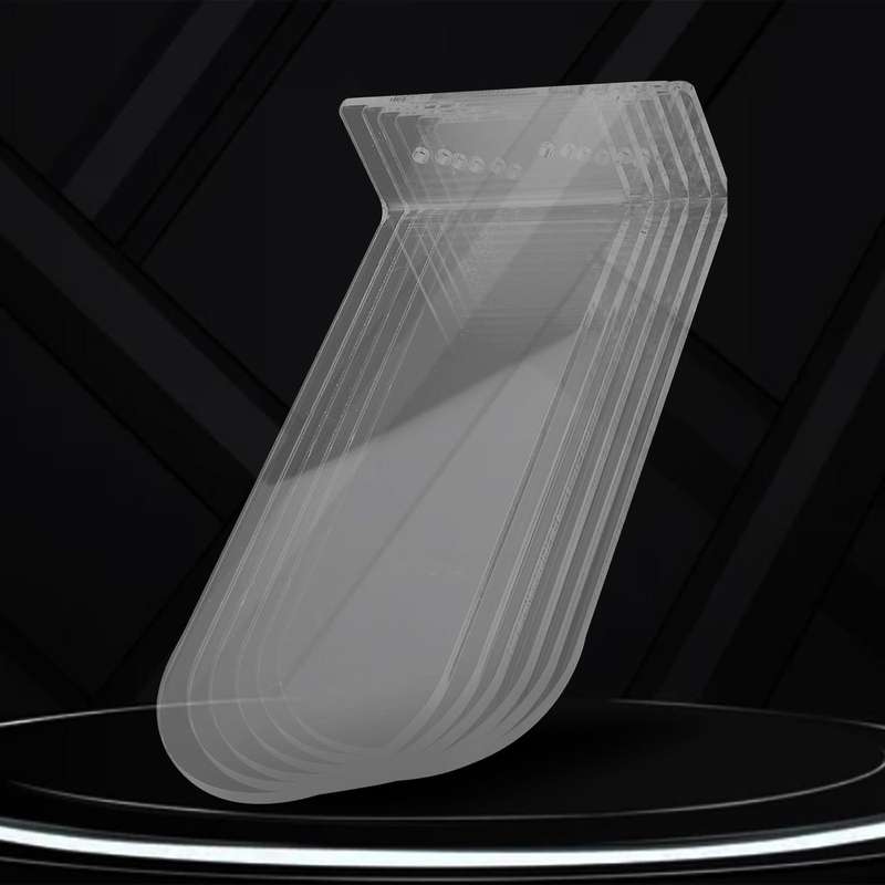 6 Pack Floating Shoe Shelves,transparent Acrylic Wall Mounted Shoe Display Shelves,for Display Colle