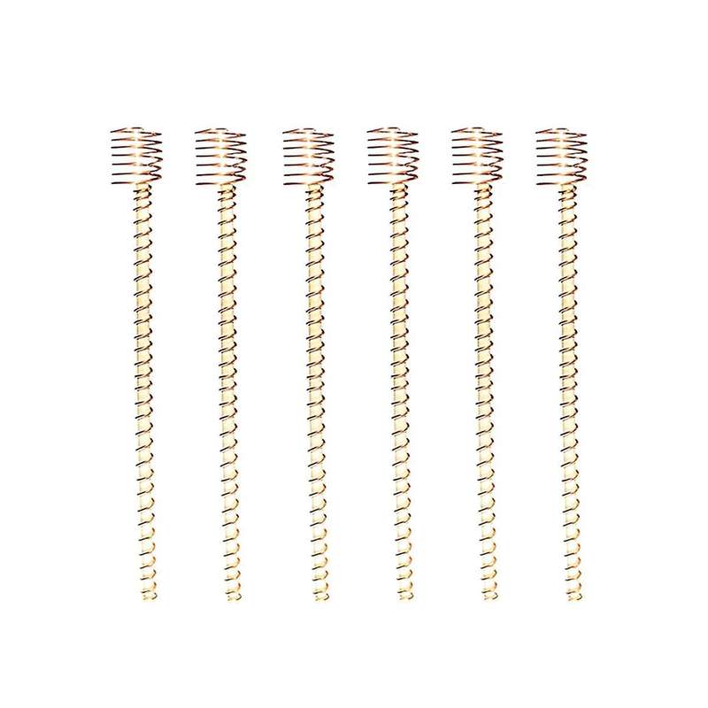 6 Pack Electroculture Gardening Copper Coil Antennas for Growing Garden Plants Vegetables with Elect