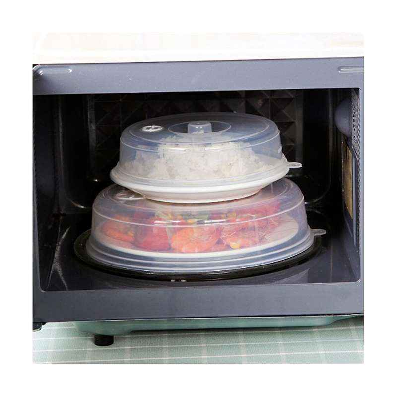 6 Pack Microwave Covers, Plastic Microwave Covers, Microwave Plate Covers for Food with Valve, 2 Si