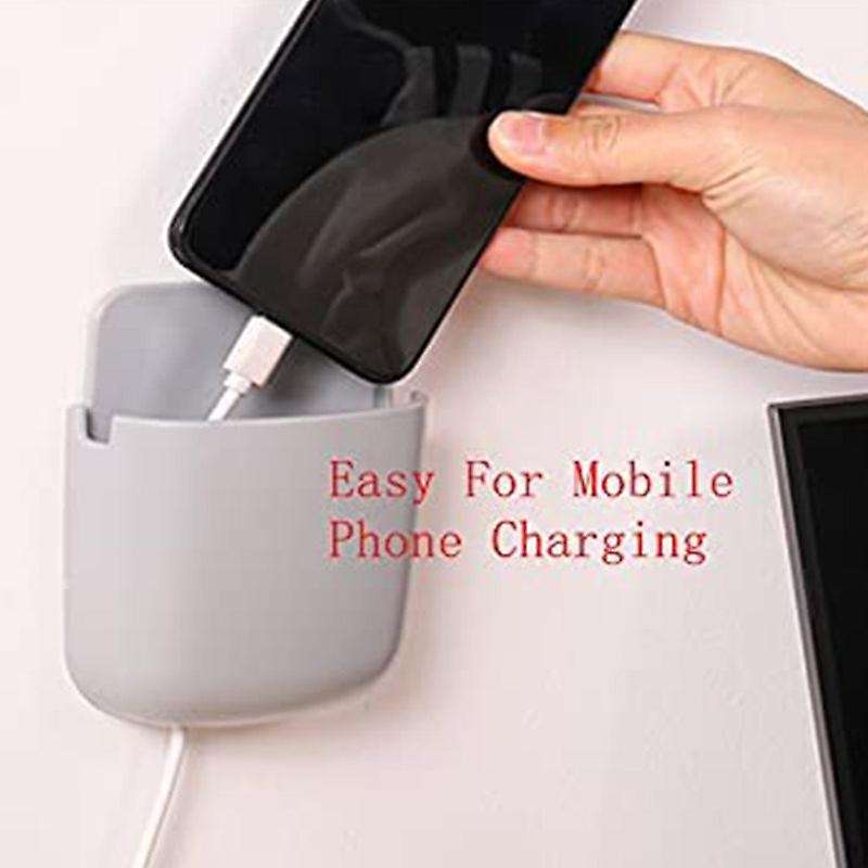 6 Pack Self-Adhesive Wall Beside Mount Remote Control Phone Pencil Glasses Multi-Functional Storage