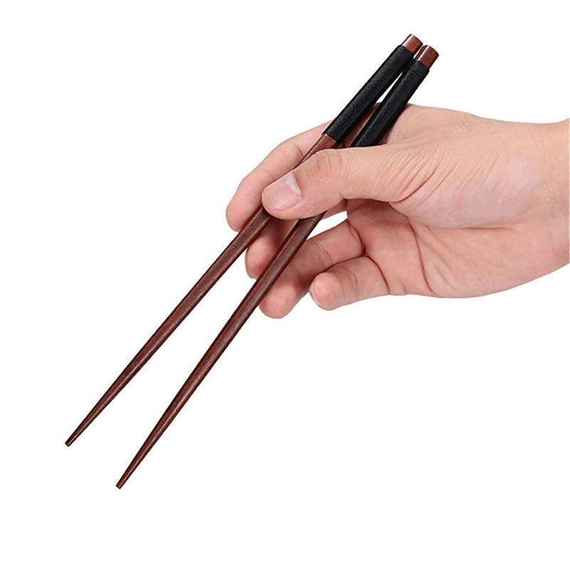 6 Pairs Wooden Chopsticks Handmade Classic Japanese Wood Gift Set