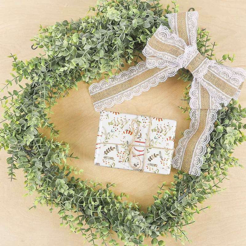 6 Packs 6 Feet Artificial Eucalyptus Garland, Artificial Vines Faux Eucalyptus Greenery Garland, Ha