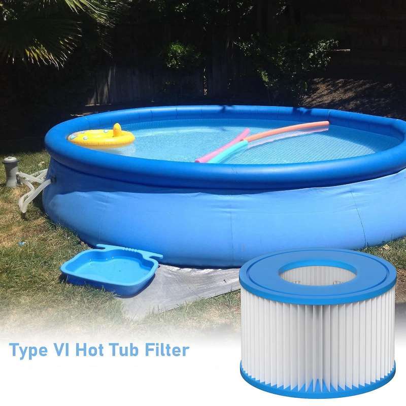 6 Pack Type Vi Hot Tub and Spa Filter Replacement for 58323, 90352e