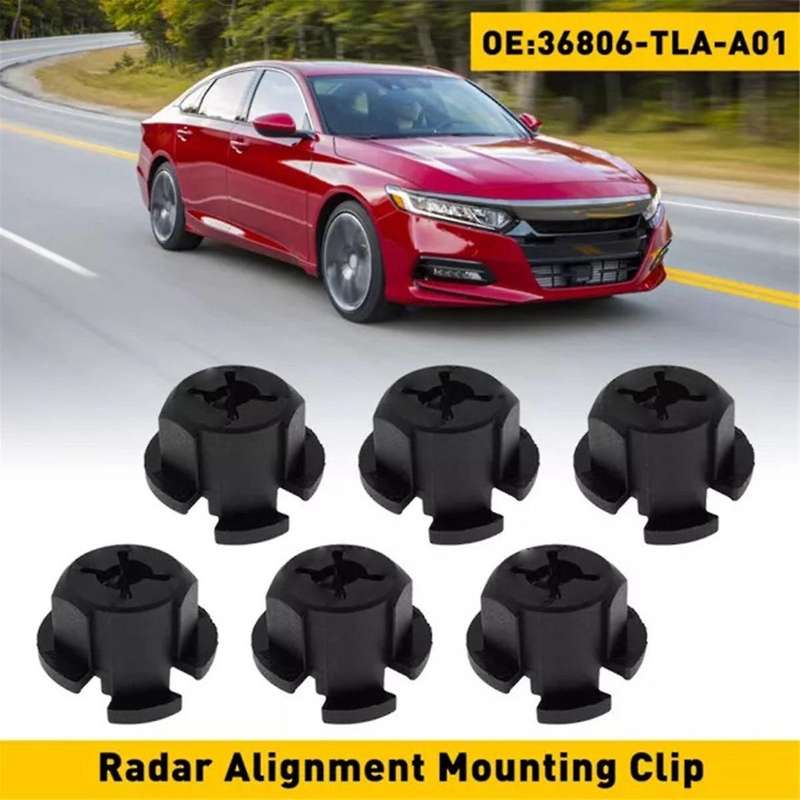6 Pcs ACC Radar Alignment Mounting Clips Buckle for Accord -V Interior Accessories 36806-TLA-A01