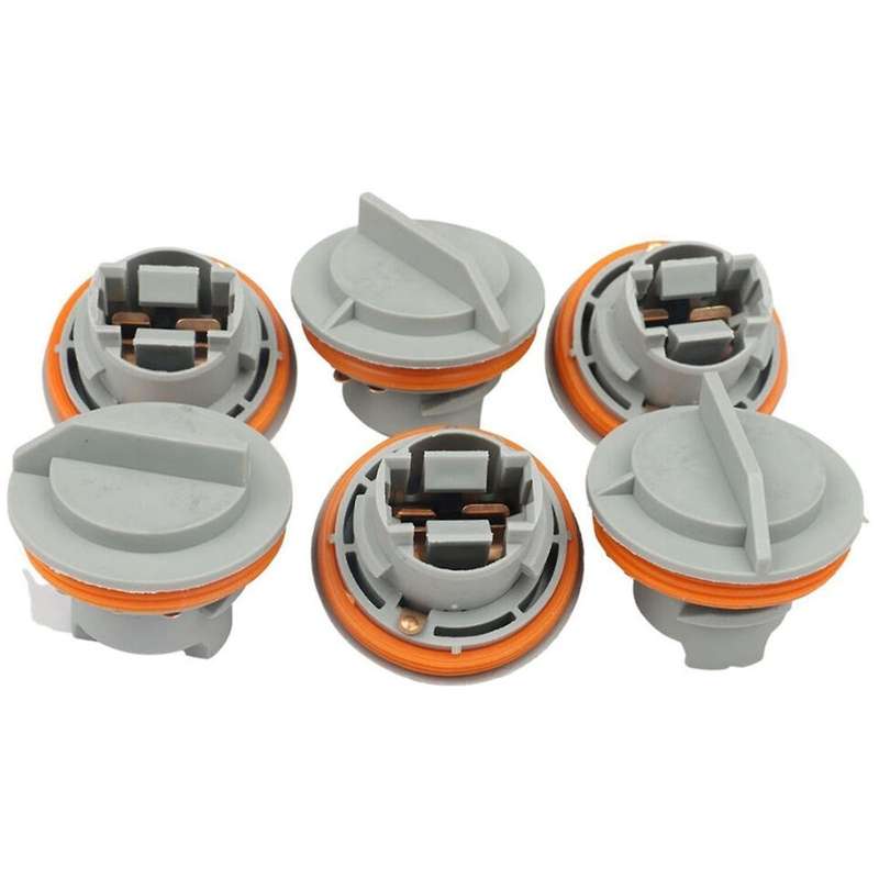 6 Pcs Car Tail Light Taillamp Rear Bulb Socket for Grand 4676589