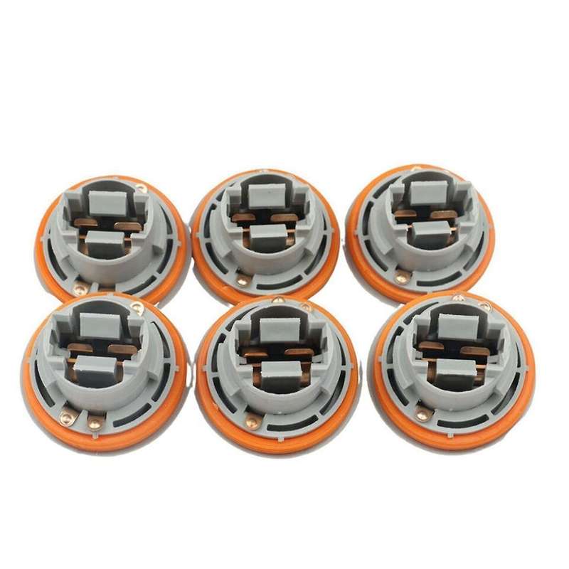 6 Pcs Car Tail Light Taillamp Rear Bulb Socket for Grand 4676589