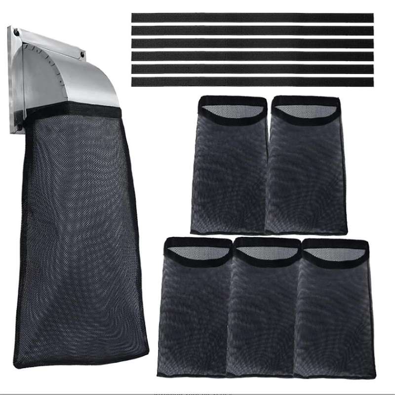 6 Pcs Dust Lint Bag for Vent Exterior Dryer Lint Trap Dryer Lint Cover for Outdoor Outside Capturing