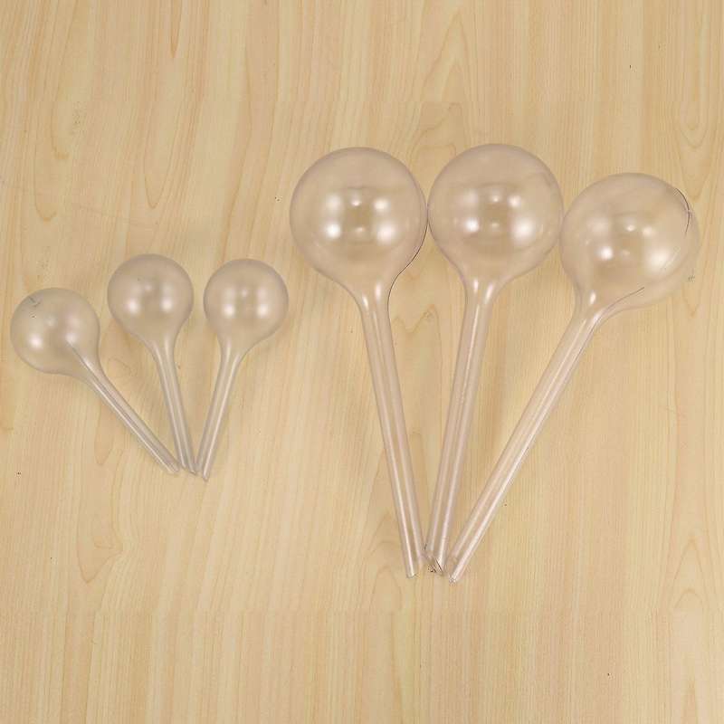 6 Pcs Clear Plant Watering Bulbs Garden Watering Globes,plastic -watering Globes Garden Water Devic