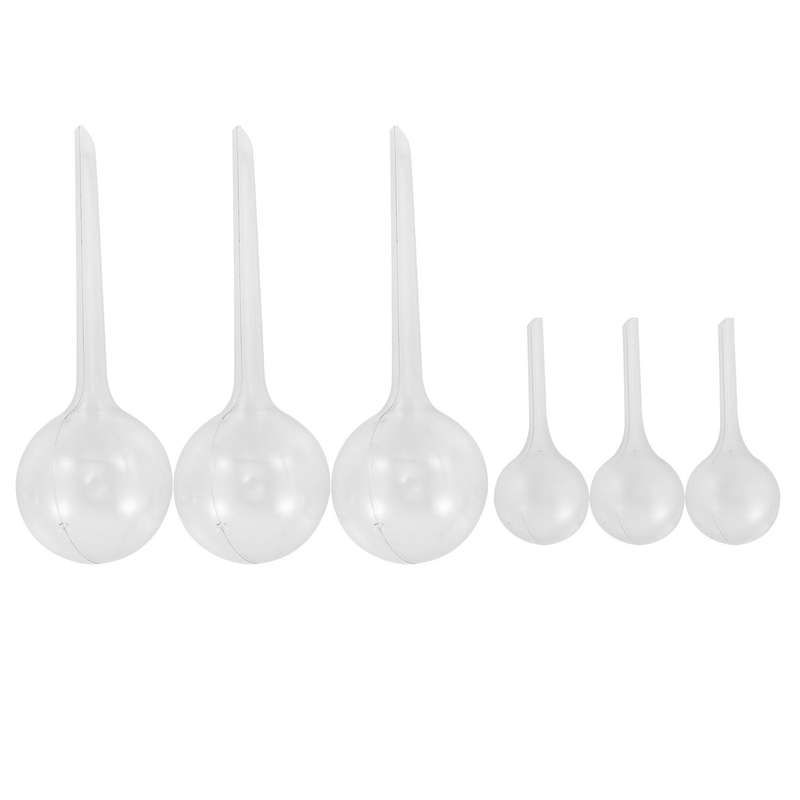 6 Pcs Clear Plant Watering Bulbs Garden Watering Globes,plastic -watering Globes Garden Water Devic