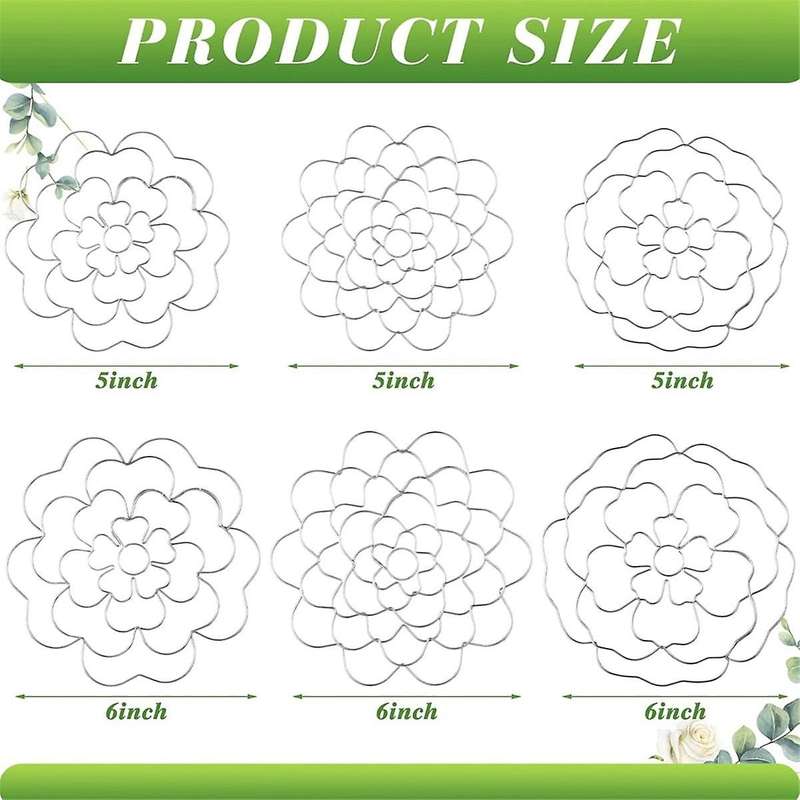 6 Pcs Flower Arrangement Holder Stainless Steel Flower Frog Flower Arranging Supplies Floral Grid Or