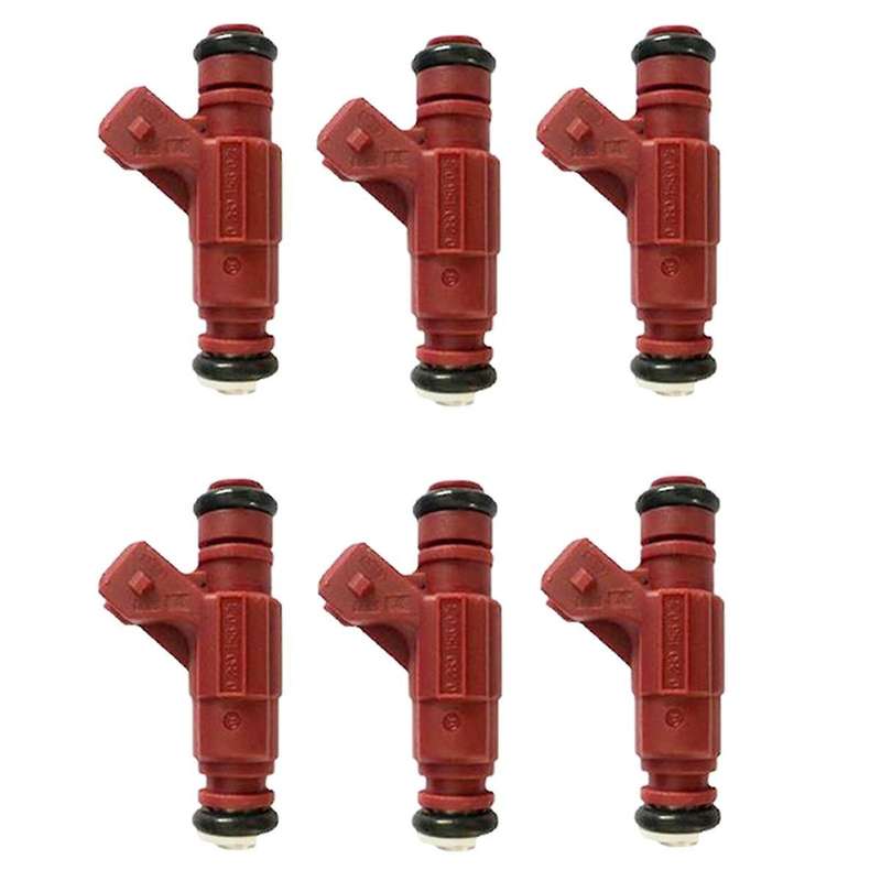 6 Pcs Fuel Injector Nozzle for Explorer 4.0l V6 2002 2003 2004 0280156028