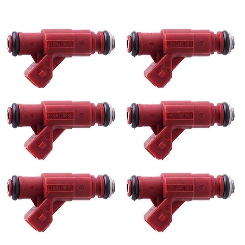 6 Pcs Fuel Injector Nozzle for Explorer 4.0l V6 2002 2003 2004 0280156028