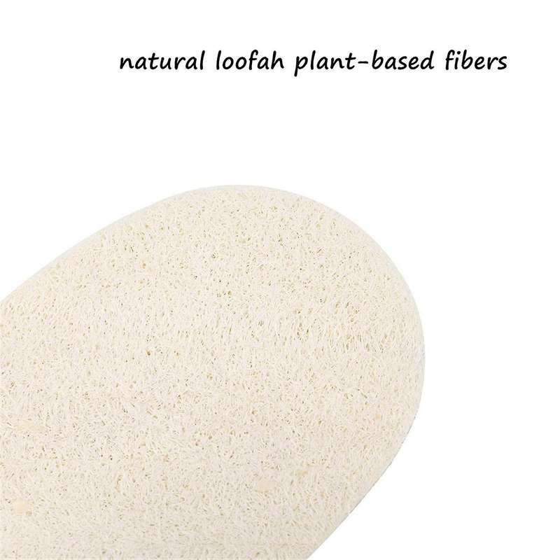6 Pcs Kitchen Loofah Sponge, Eco Friendly Clean Durable Non-scratch Brush, Made From Plant-based Fi